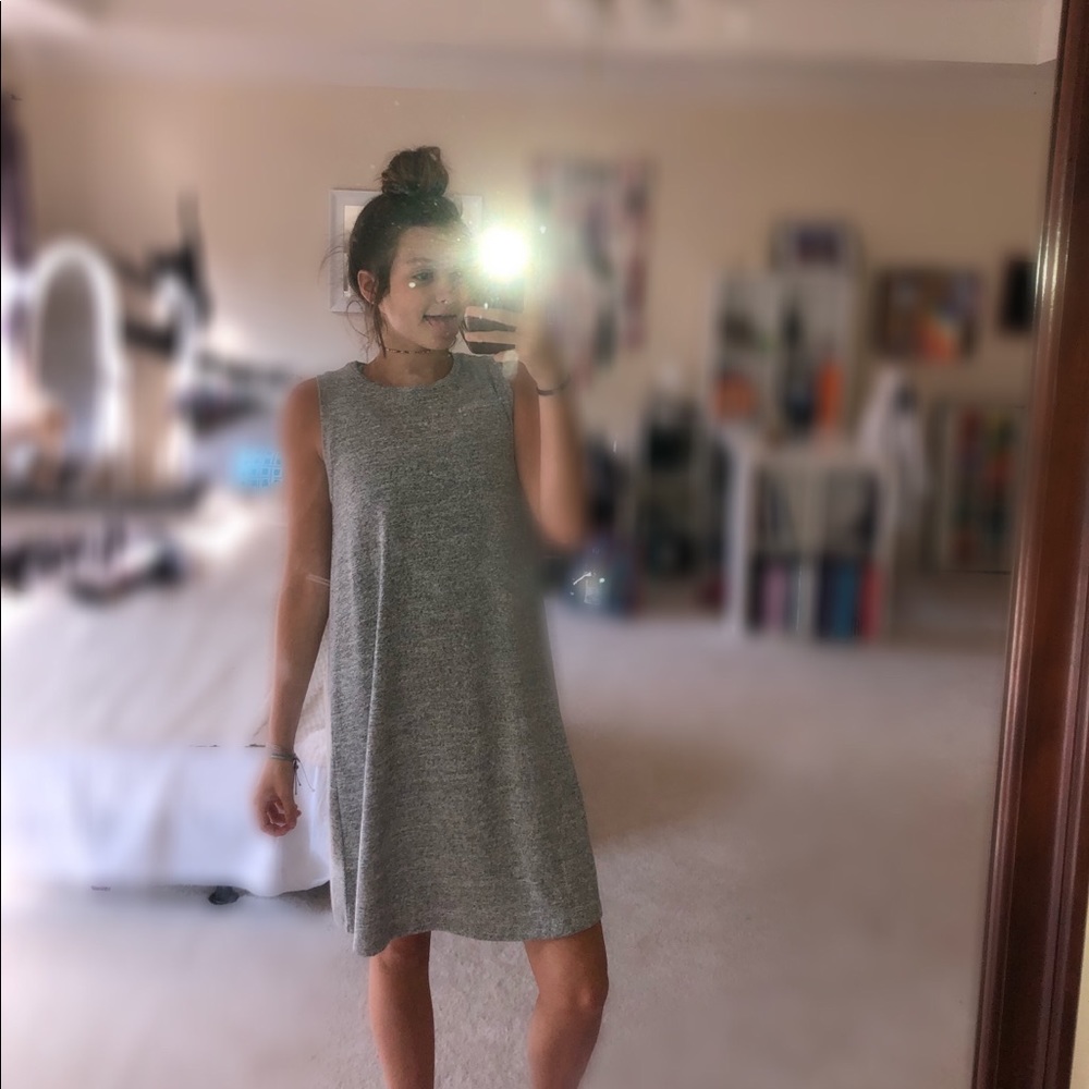 gray Gap tank top dress